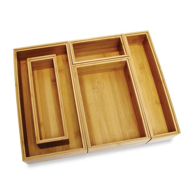 5-Piece Drawer Organizer Boxes