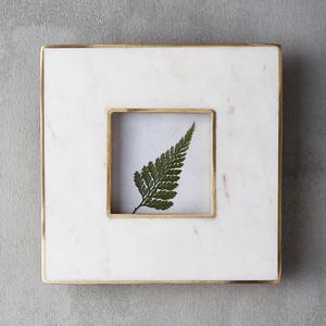 Marble & Brass Square Frame