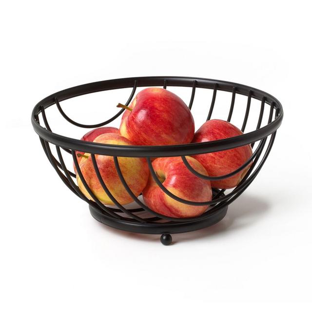 Spectrum® Ashley™ Fruit Bowl in Black