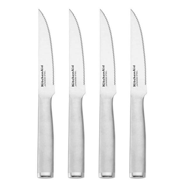 KitchenAid Gourmet, 4-Piece Steak Knife Set, Stainless Steel