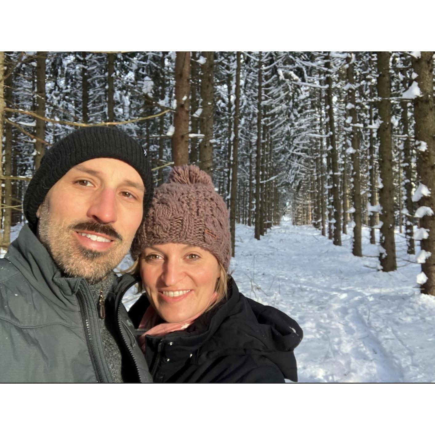 Snowshoeing at Lowe Lake - absolutely beautiful!
