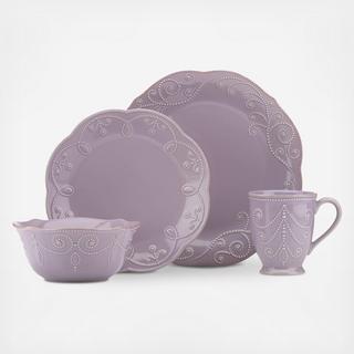 French Perle 4-Piece Place Setting, Service for 1