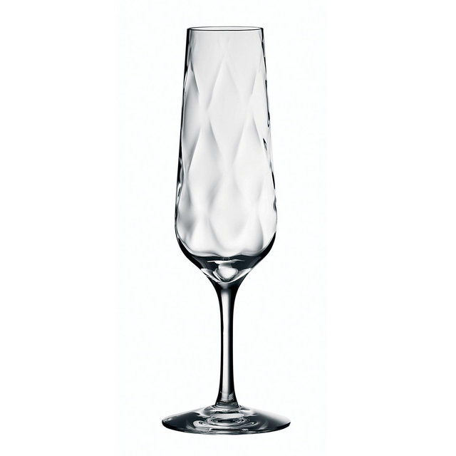 Orrefors Dizzy Diamond Flute