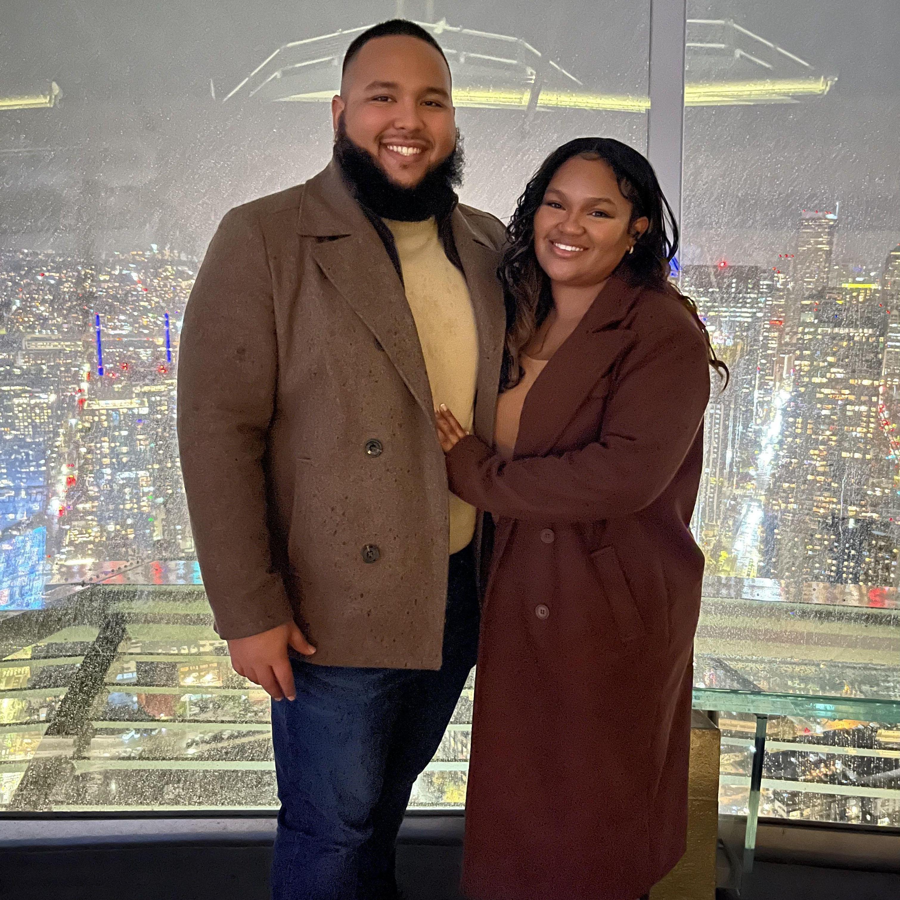 Our 7 month anniversary celebration in Seattle, WA