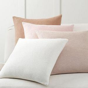 Birdseye Cotton Pillow Cover (white)