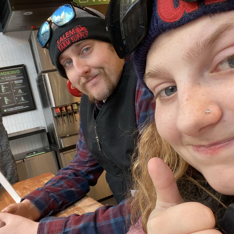 Nicks first time to Shake Shack in Boston