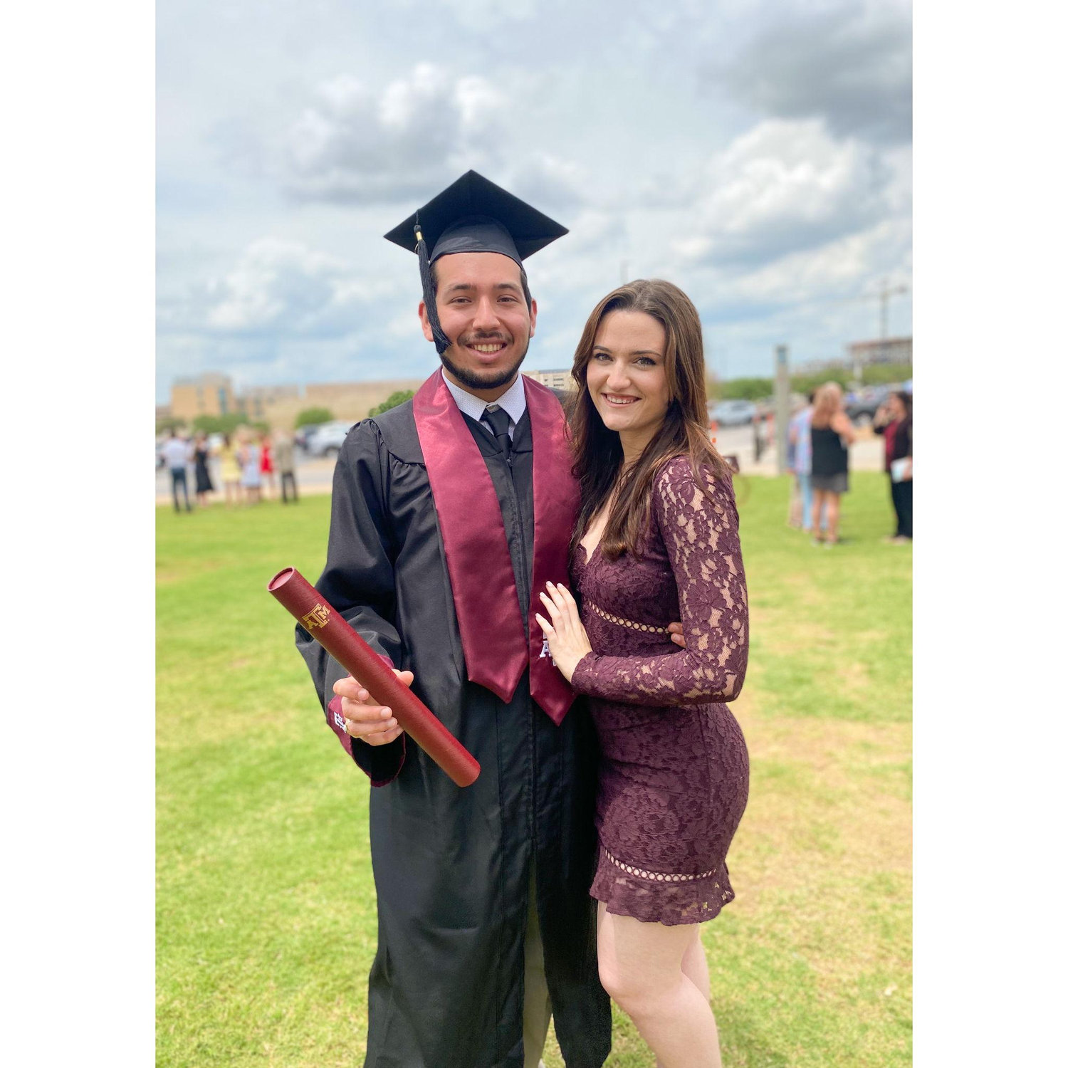 We graduated college! I guess it's time for the real world now.