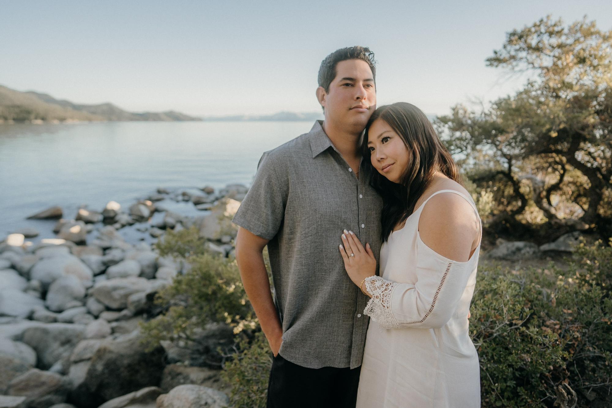 Engagement Photos - Sand Harbor Beach, Lake Tahoe