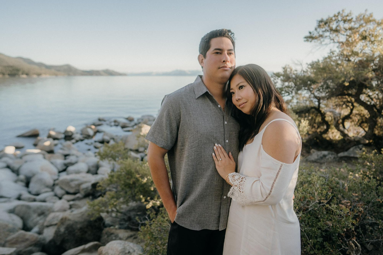 Engagement Photos - Sand Harbor Beach, Lake Tahoe