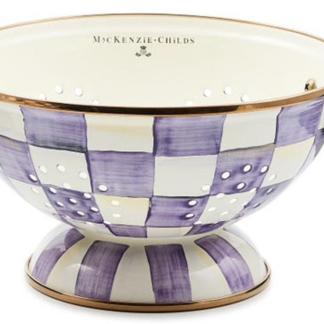 Courtly Check Large Colander Violet