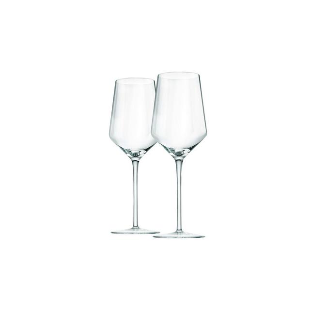 NutriChef 2 Pcs. of Crystal Wine Glass - Ultra Clear, Elegant Crystal-Clear Wine Glass
