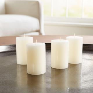 2”x3” Pillar Candles, Set of 4