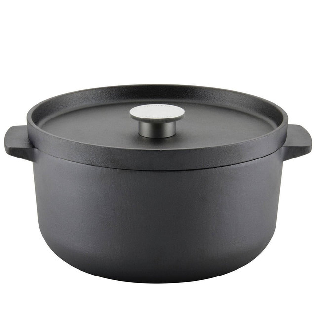 KitchenAid Cast Iron 6qt Round Dutch Oven Pre-Seasoned