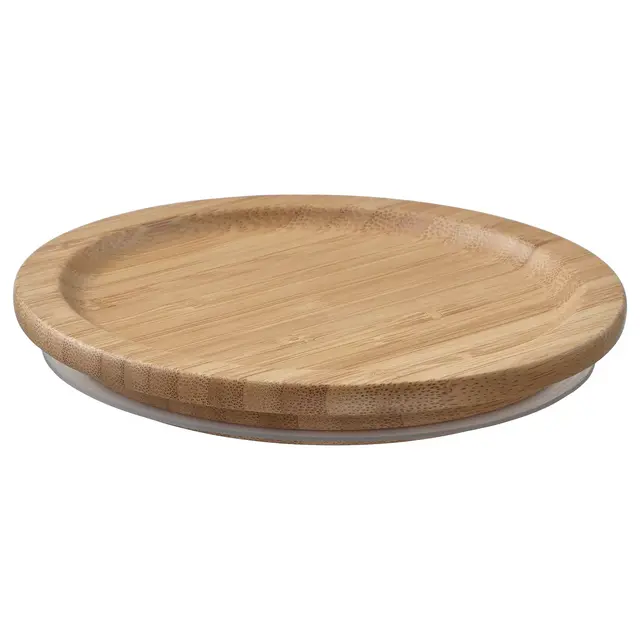 IKEA 365+ Lid, round/bamboo