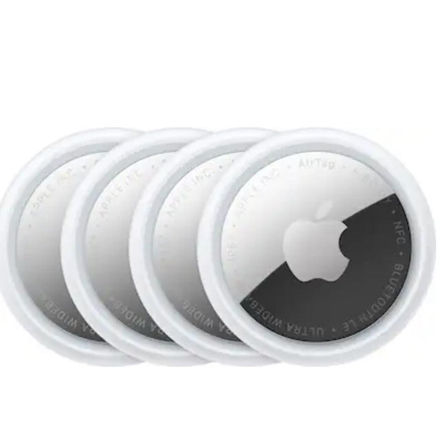 Apple - AirTag 4 pack (2nd generation) - 2026 - White
