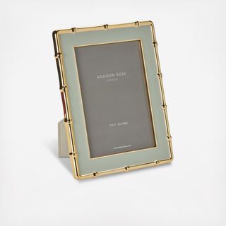 Gold Bamboo Enamel Photo Frame