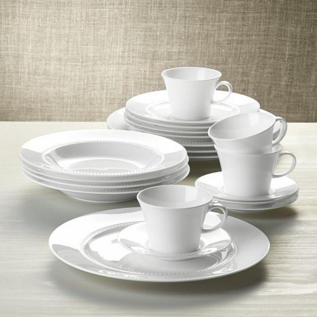 White Pearl 20-Piece Dinnerware Set