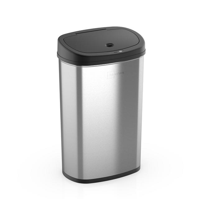 Motion Sensor Kitchen Garbage Can, Stainless Steel