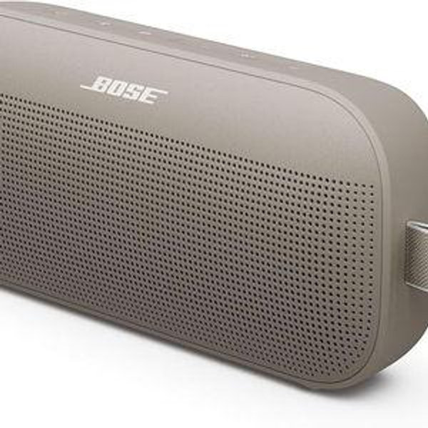 Bose SoundLink Flex Bluetooth Speaker (2nd Gen) - Portable Outdoor Speaker with Hi-Fi Audio, Waterproof and Dustproof, USB-C, Up to 12 Hours Battery Life, Sandstone