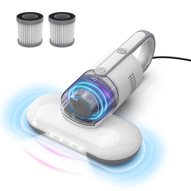 TASVAC Bed Vaccum Cleaner, Mattress Vacuum Corded, 2-in-1 Handheld Vacuum for Bed with 15Kpa Strong Suction and Low Noise, Vacuum of Bed Mattress Sofas, Pet Hair and Carpets