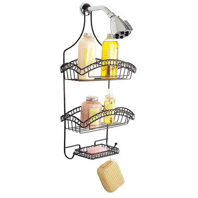 Bath Bliss Bathroom, Hangs Head, Storage and Organization, Rust Shower Caddy