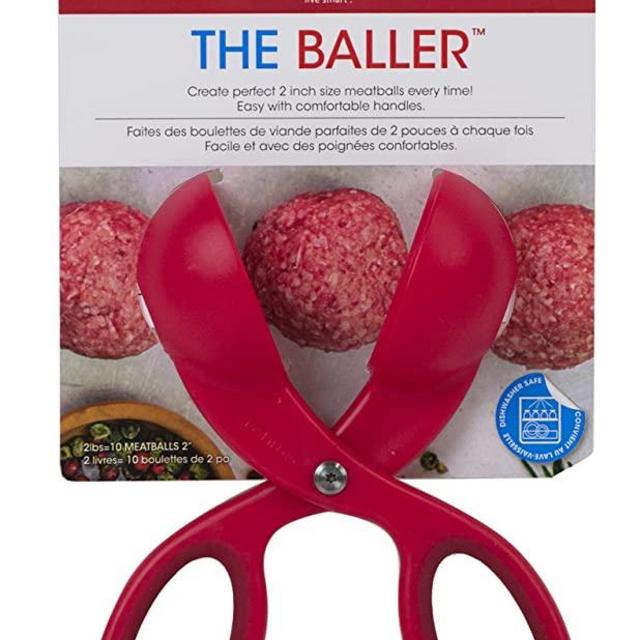 Architec The Baller, 2" Meatball Maker, BPA-free Plastic, Dishwasher Safe