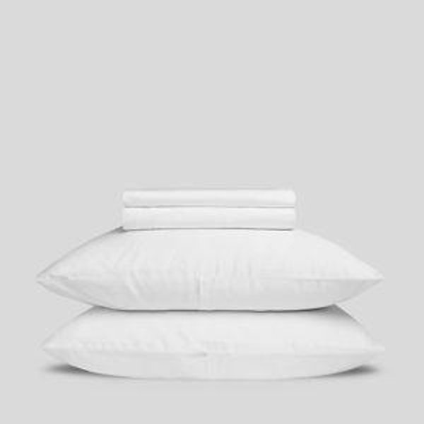 Percale Sheet Set - White F/Q - Full / Back Envelope