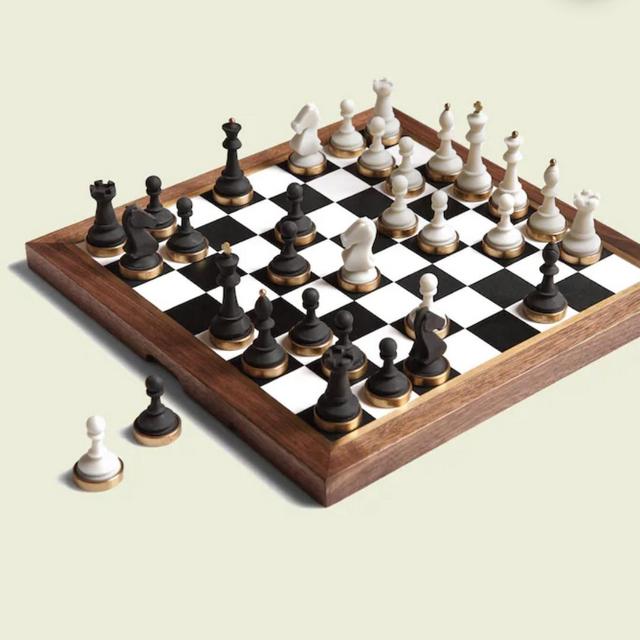 Premium Chess Set + Personalized “HALL” Engraving