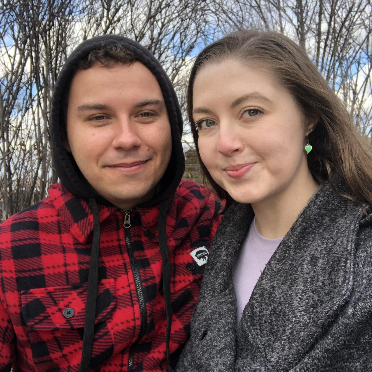 Jeremy bought these earrings for Amber while on a cruise. You'll see them in a lot of photos, she loves wearing them!