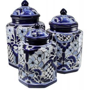 Talavera Kitchen Canister - Set of Three