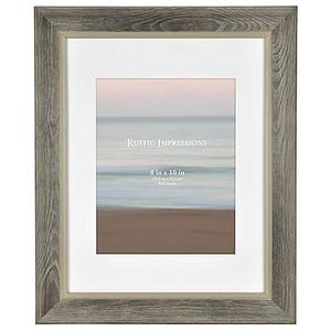 Rustic Wood Picture Frame in Grey