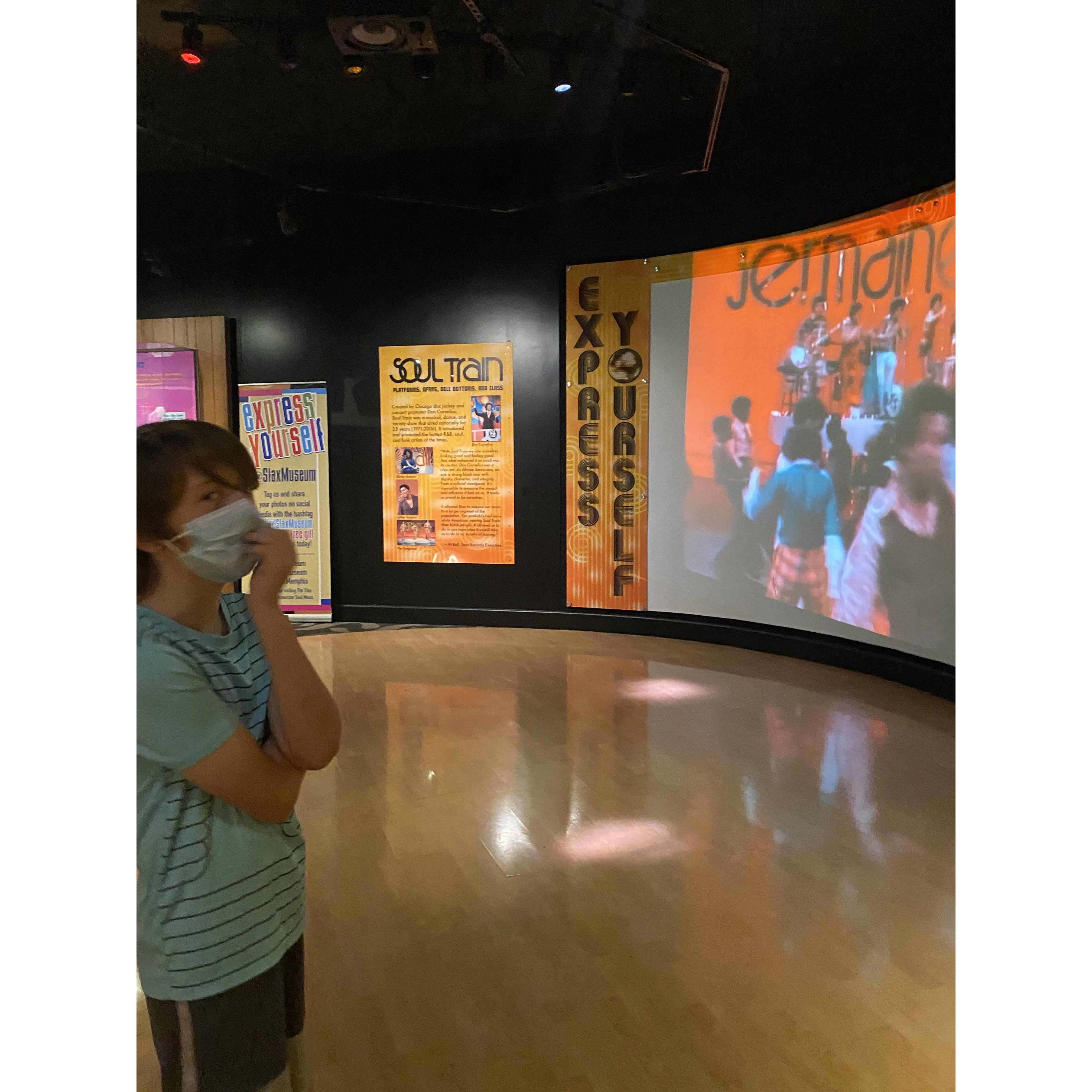 the gleam in Micah's eye when seeing the Jackson 5 on the big screen for the first time