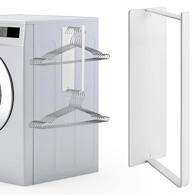 Hanger Organizer Magnetic Hanger Holder for Washing Machine Laundry Room Organization,Clothes Hanger Stacker Coat Hanger Organizer Stacker Hanger Stand Rack for Adult Kids Velvet Pants Hangers Storage
