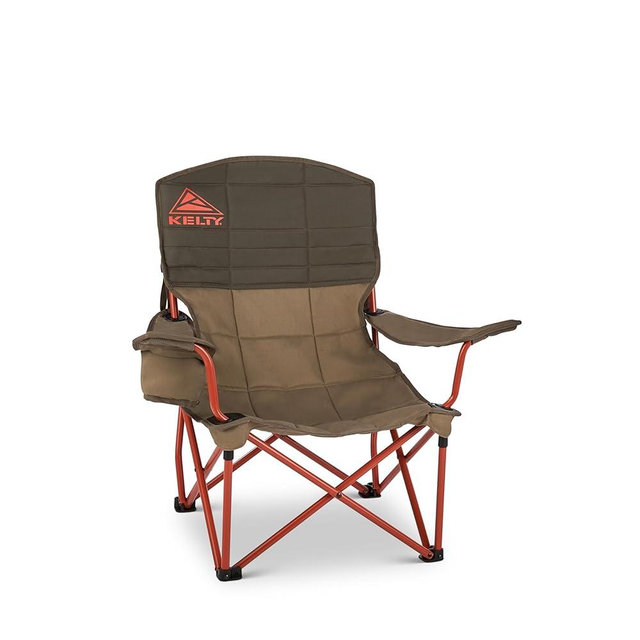Kelty Lowdown Folding Chair, Camping Seat for Backyard Parties, Soccer Saturdays, Concerts, Beach, Tailgating (Bungee Cord / Beluga)