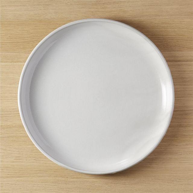 Crate and Barrel - black clay round platter