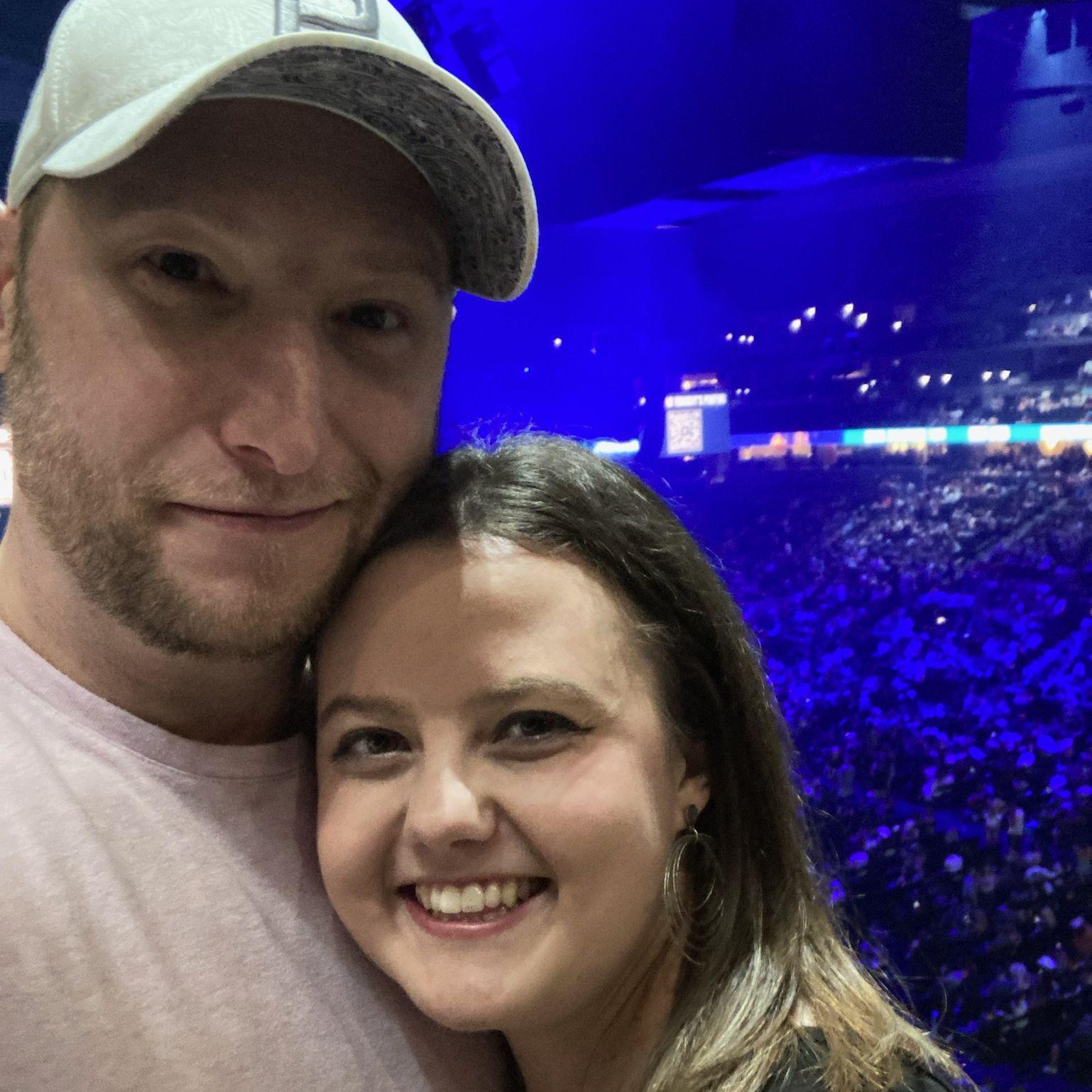 Thomas Rhett, Cole Swindell, and Nate Smith in concert in Denver, CO - 2023