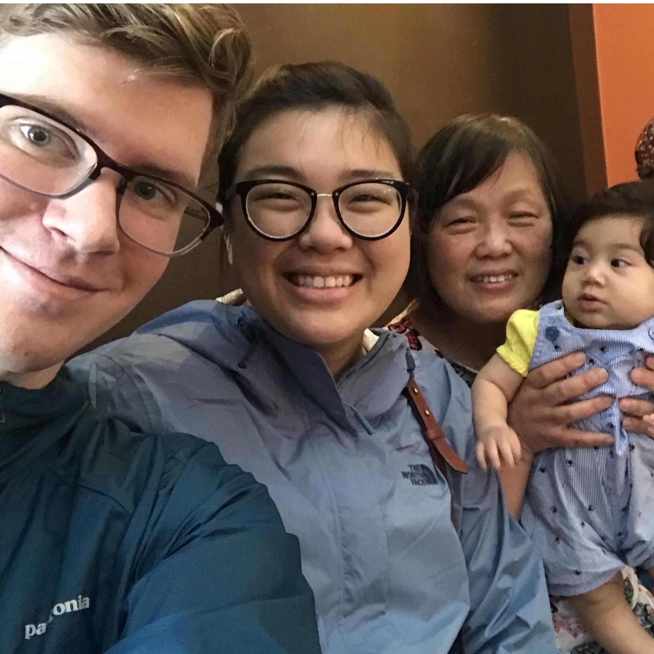 Oh look there's a baby! (But not theirs, don't worry!)