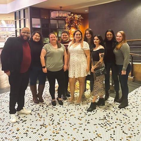 Camila's first wedding party outing