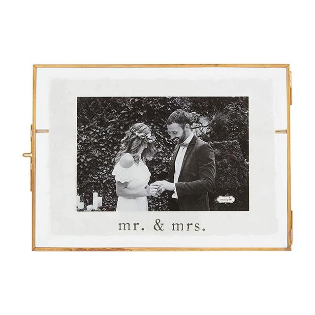 4 X 6 WEDDING GLASS FRAME