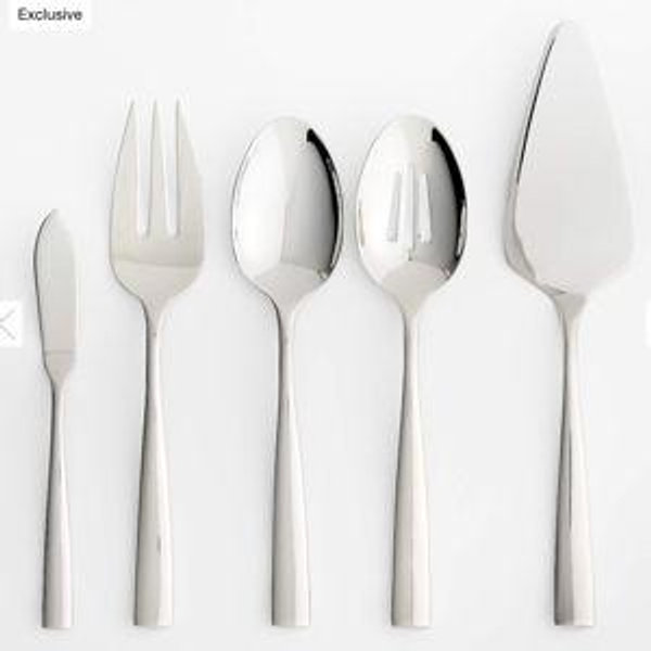 Marin Mirror 5-Piece Flatware Serving Set
