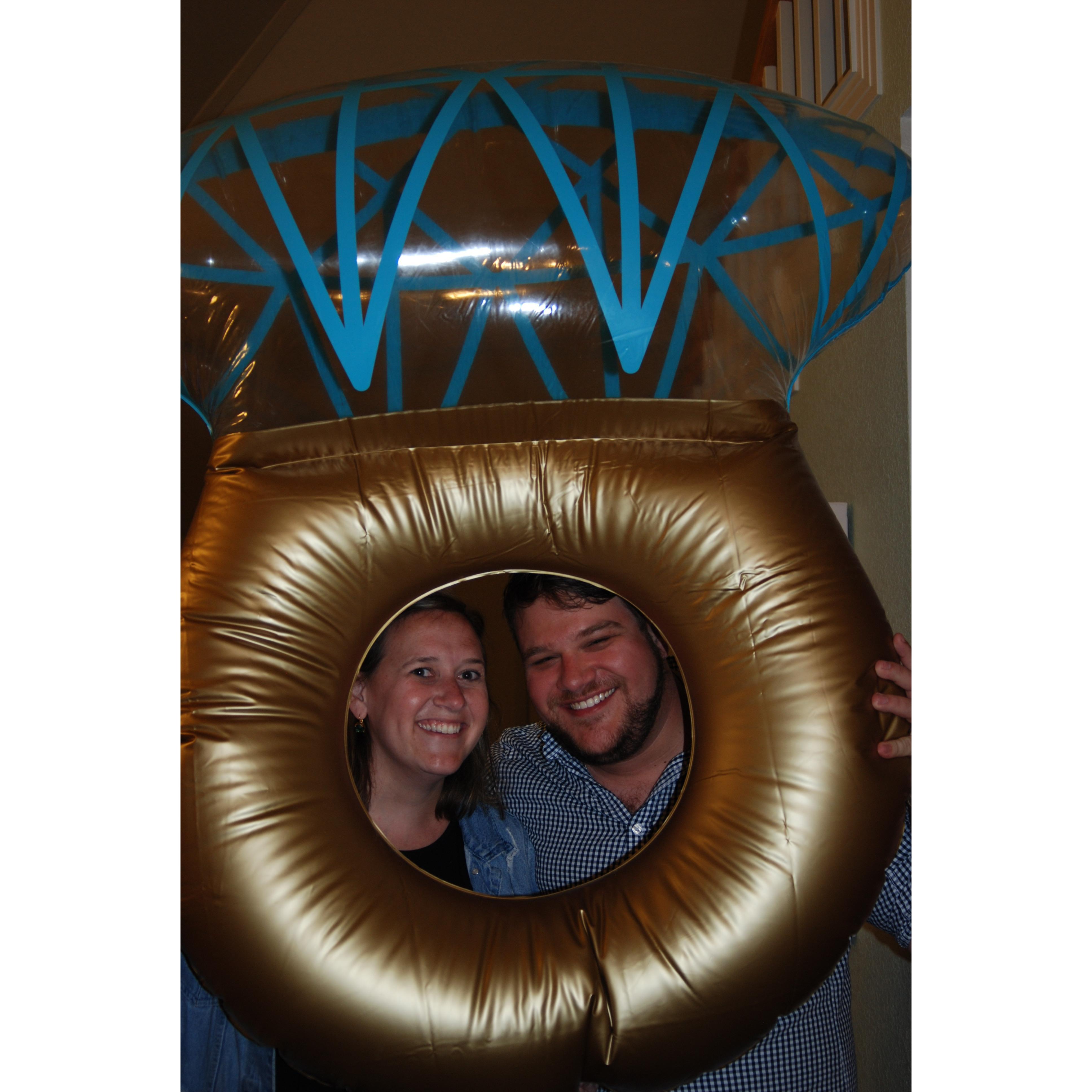 Celebrating our engagement!