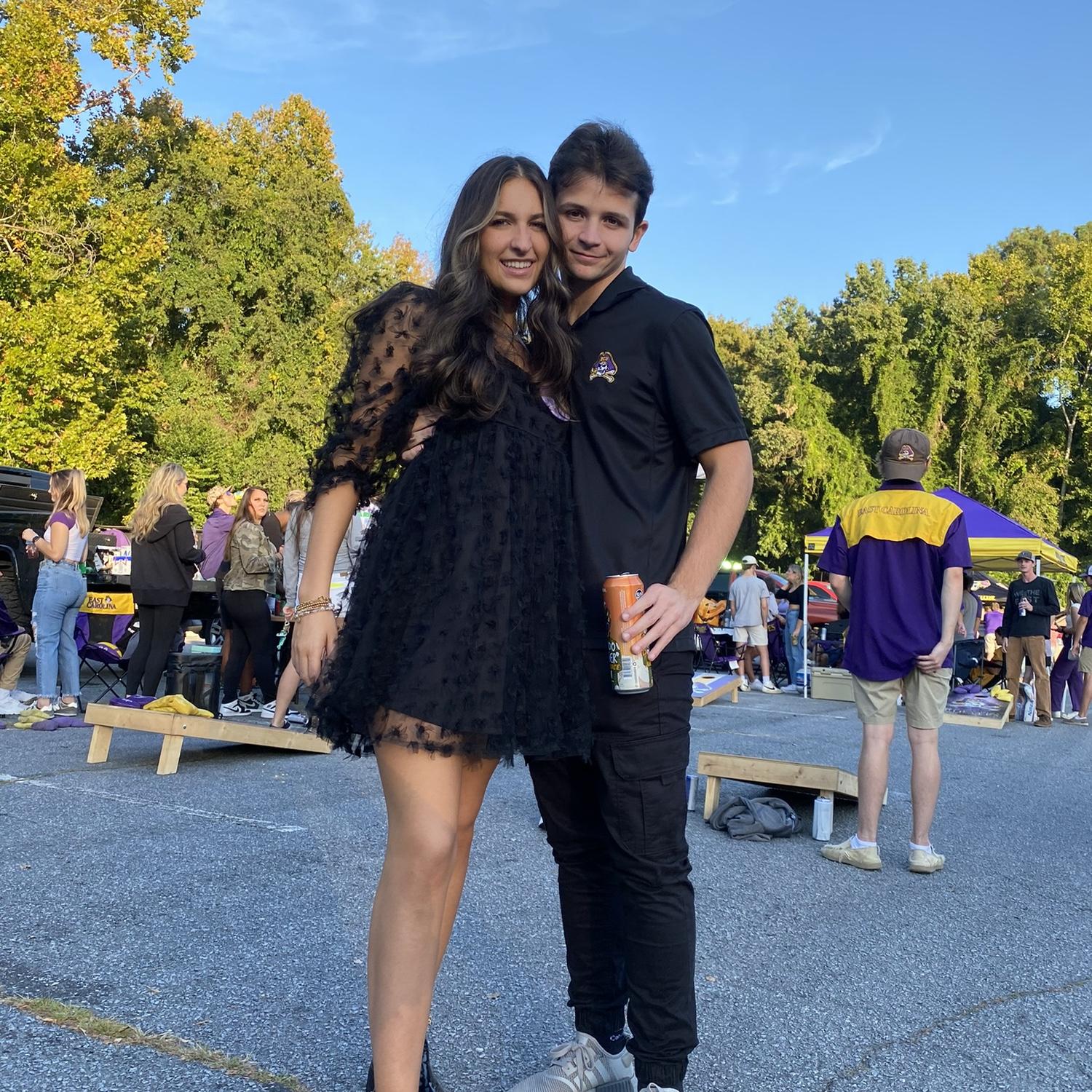 10-15-2022
Another year together mean another birthday in the books! This photo was taken at a classic ECU tailgate shortly after Nick's move to North Carolina.