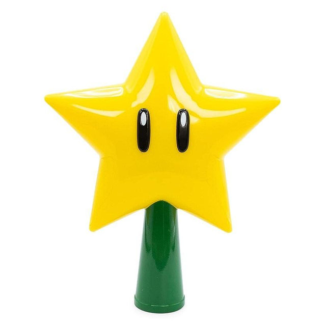 Tree Topper Mario Super Star Gen 2 Plug in Light Up Christmas
