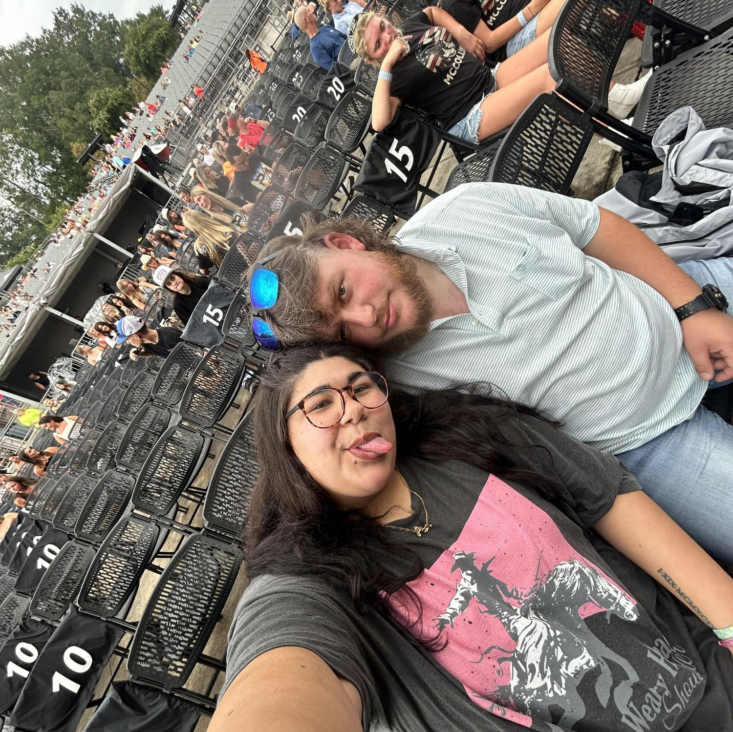 another concert... we got absolutely soaked standing in the rain but anything for Parker