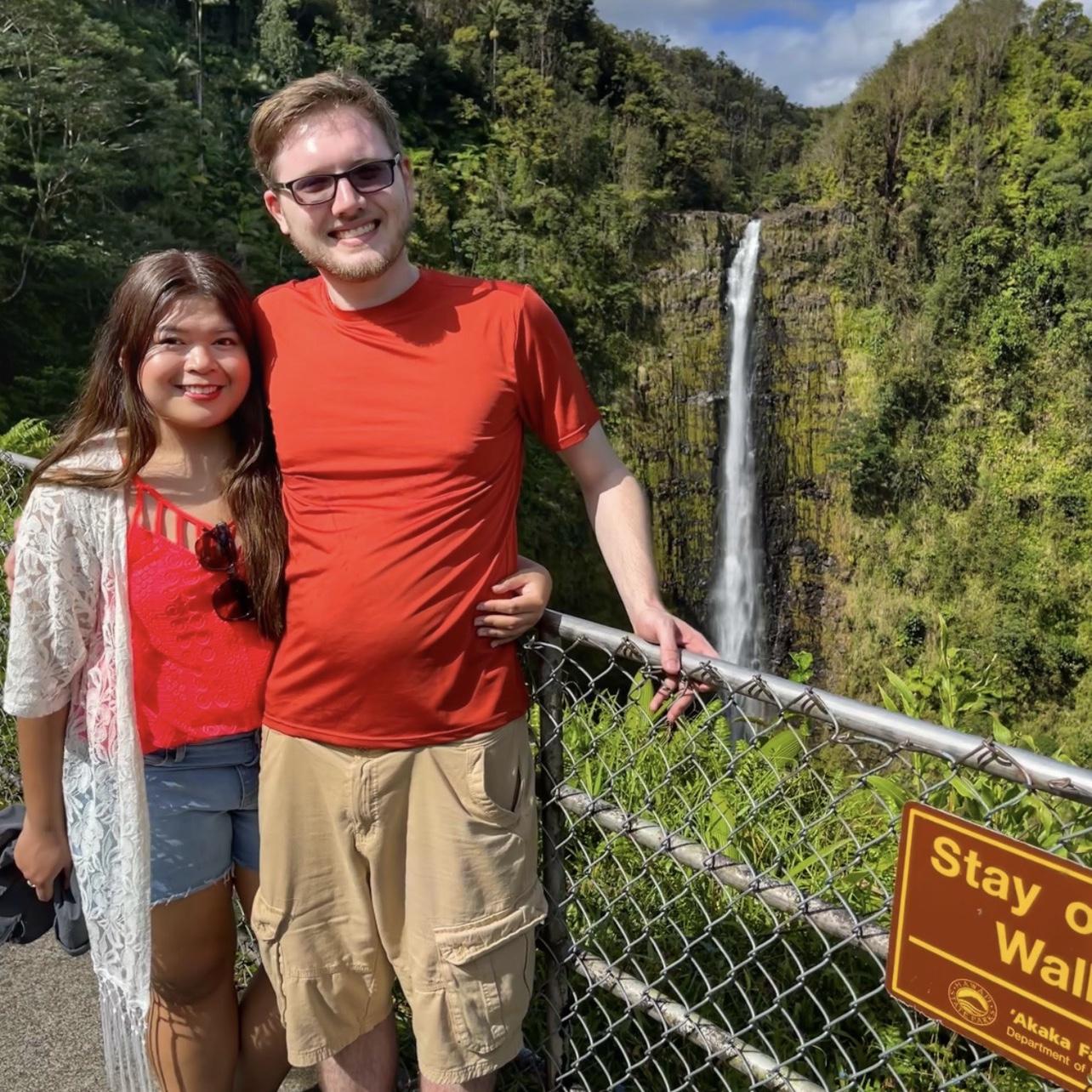 One of the many waterfalls we saw in Hawaii!