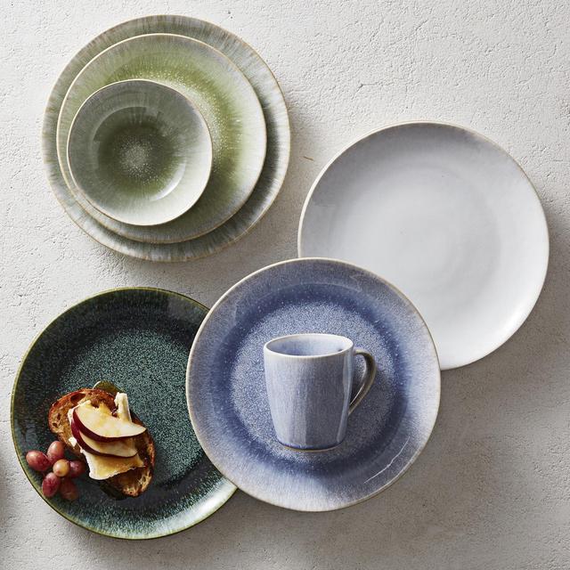 Cyprus Reactive Glaze Salad Plates (Set of 4)