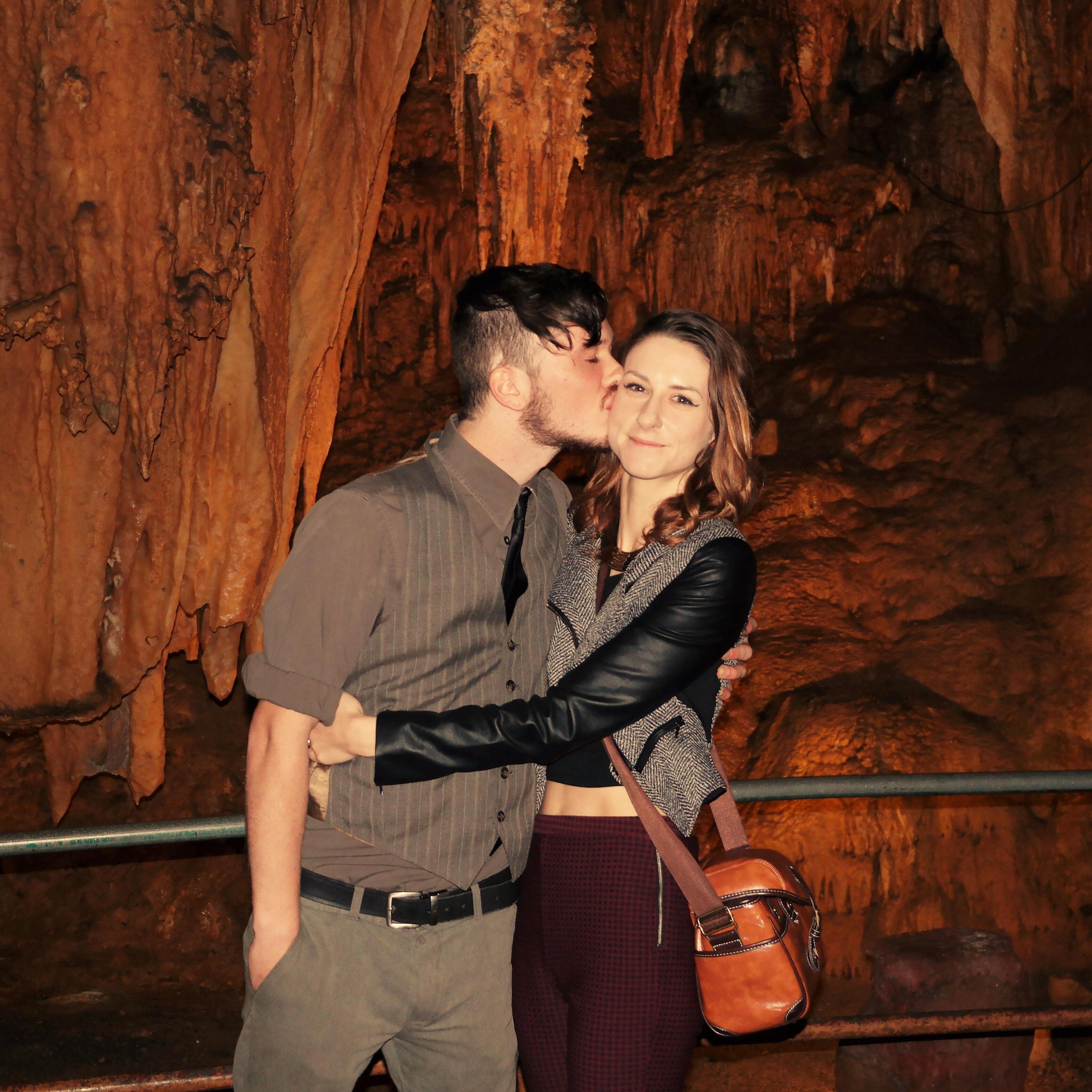 The proposal at Luray Caverns