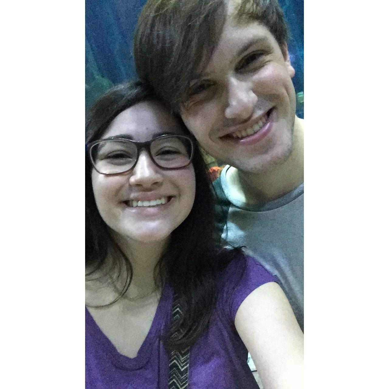 A picture from the 1st month we started dating, back in 2017.