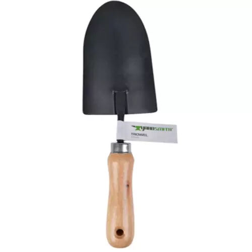 Yardsmith 8.58-in Carbon Steel Garden Trowel at Lowes.com