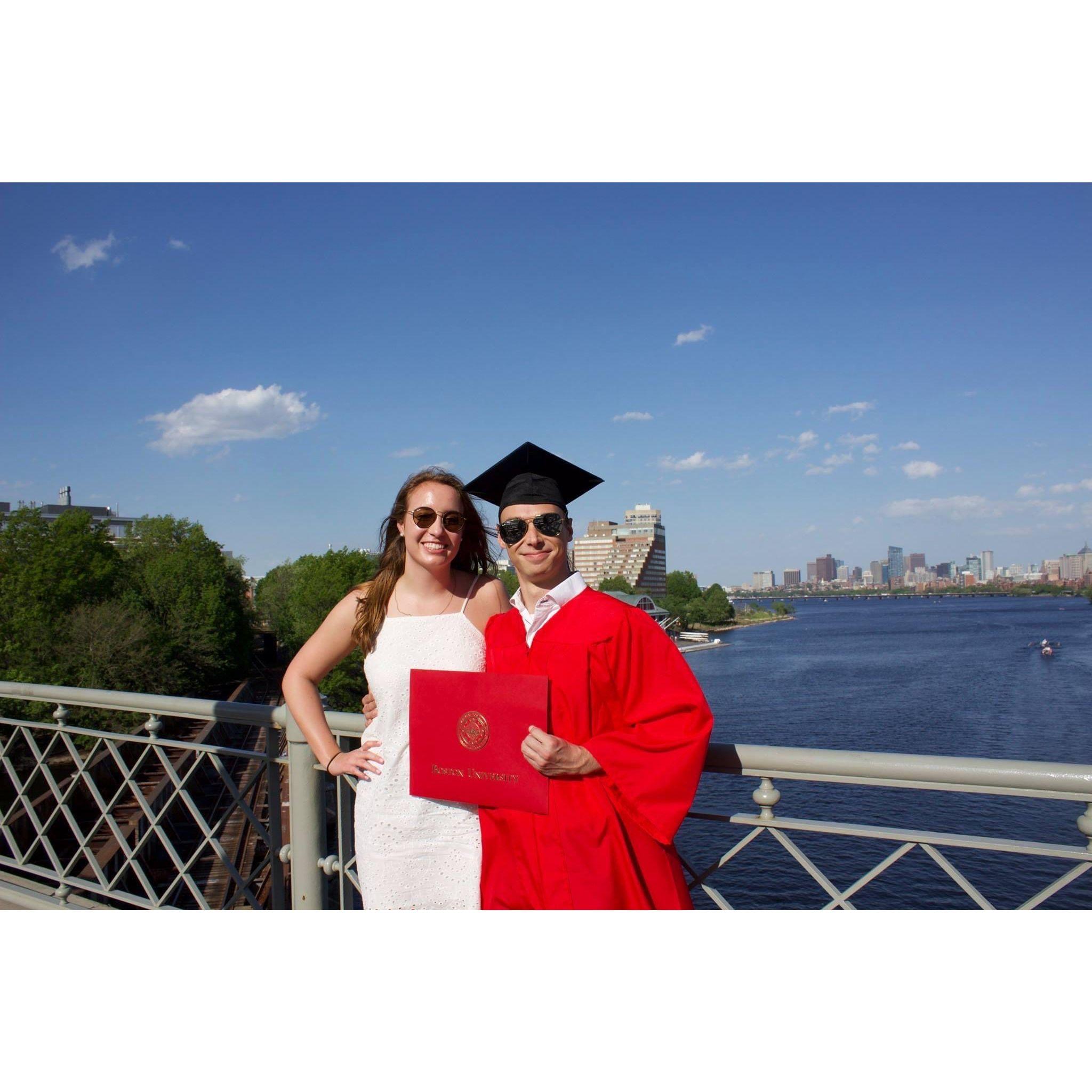 Matt's BU graduation